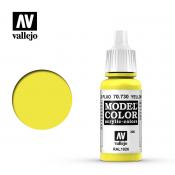 Краска Vallejo серии Model Color - Yellow Fluorescent 70730, флуоресцентная (17 мл)