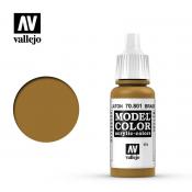 Краска Vallejo серии Model Color - Brass 70801, металлик (17 мл)