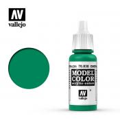 Краска Vallejo серии Model Color - Emerald 70838, матовая (17 мл)