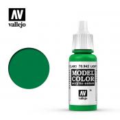 Краска Vallejo серии Model Color - Light Green 70942, матовая (17 мл)