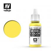 Краска Vallejo серии Model Color - Light Yellow 70949, матовая (17 мл)