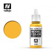 Краска Vallejo серии Model Color - Flat Yellow 70953, матовая (17 мл)
