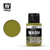 Краска Vallejo серии Model Wash - Dark Green 76512, проливка (35 мл)