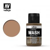 Краска Vallejo серии Model Wash - Dark Brown 76514, проливка (35 мл)