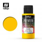 Краска Vallejo серии Premium AirBrush Color - Basic Yellow 62003 (60 мл)
