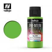 Краска Vallejo серии Premium AirBrush Color - Fluorescent Green 62039 (60 мл)