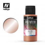 Краска Vallejo серии Premium AirBrush Color - Copper 62050, металлик (60 мл)