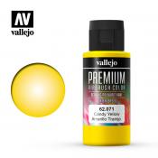 Краска Vallejo серии Premium AirBrush Color - Candy Yellow 62071 (60 мл)