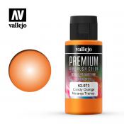 Краска Vallejo серии Premium  AirBrush Color - Candy Orange 62073 (60 мл)
