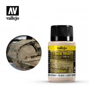 Краска Vallejo серии Weathering Effects - Light Brown Mud 73810 (40 мл)