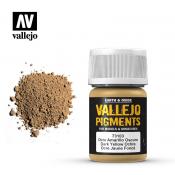 Краска Vallejo серии Pigments - Dark Yellow Ocre 73103 (35 мл)