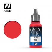 Краска Vallejo серии Game Ink - Red 72086 (17 мл)