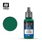 Краска Vallejo серии Game Ink - Black Green 72090 (17 мл)