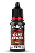 Краска Vallejo серии Color Wash - Sepia Wash 73200, проливка (17 мл)