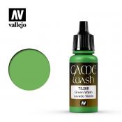 Краска Vallejo серии Color Wash - Green Wash 73205, проливка (17 мл)