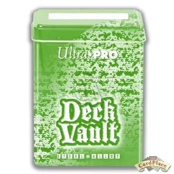 Металлическая коробочка Ultra-Pro «Deck Vault - полностью Зеленая»