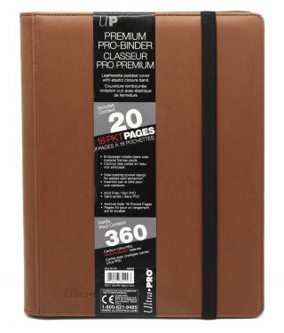 Альбом Ultra-Pro Premium Pro-binder c 20 встроенными листами 3х3 - Коричневый