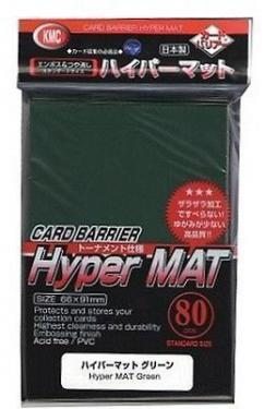 KMC Hyper Mat Green Sleeves (80)