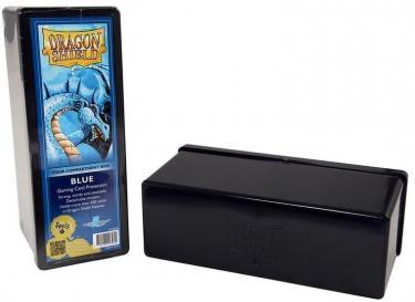 Пластиковая коробочка Dragon Shield с 4 секциями синяя
