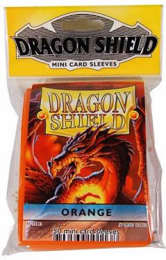 Протекторы Dragon Shield оранжевые уменьшенного размера (50 шт.)