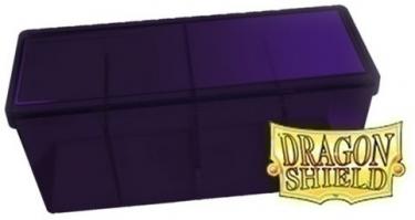 Пластиковая коробочка Dragon Shield с 4 секциями фиолетовая