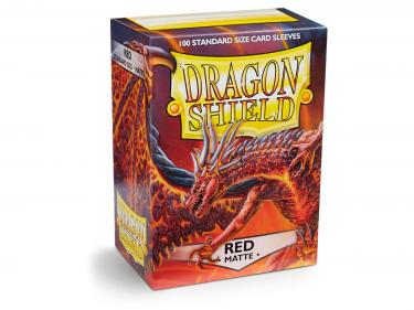 Протекторы Dragon Shield матовые красные (100 шт.)