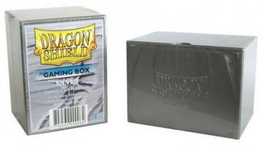 Пластиковая коробочка Dragon Shield серебряная