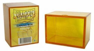 Пластиковая коробочка Dragon Shield желтая