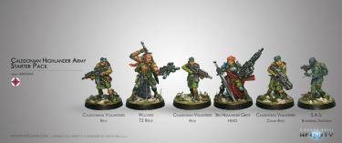 Infinity: Caledonian Highlander Army (Ariadna Sectorial Starter Pack)