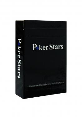 Карты для покера "Poker Stars" 100% пластик, синие
