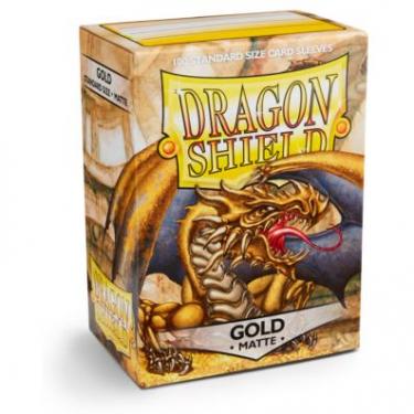 Протекторы Dragon Shield матовые Gold (100 шт.)