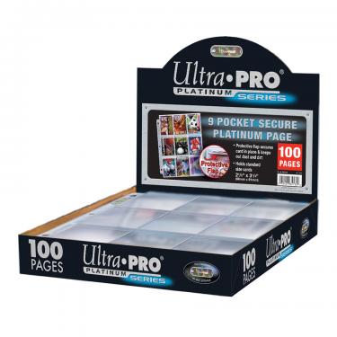 100 листов для альбома Ultra-Pro Secure Platinum (3х3) на 3 отверстия крепления