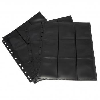 Упаковка листов двусторонних с кармашками 3х3 с боковой загрузкой - Blackfire (чёрный)