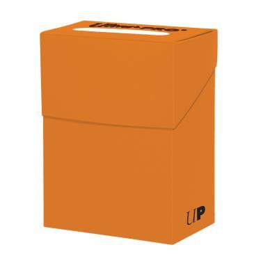 Пластиковая коробочка Ultra-Pro тыквенного цвета