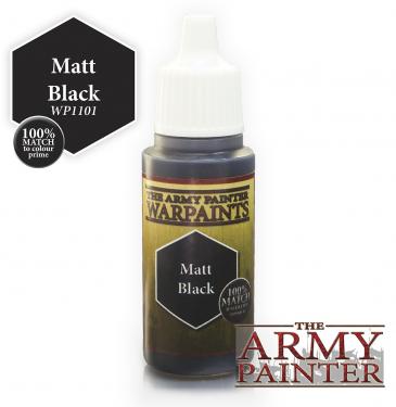 The Army Painter: Краска Matt Black (WP1101)