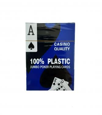 Карты пластиковые Casino Quality для покера (Синяя рубашка)