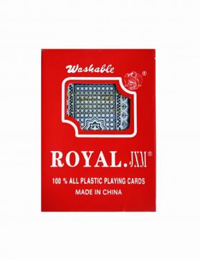 Карты для покера "Royal.JXM" 100% пластик, чёрные