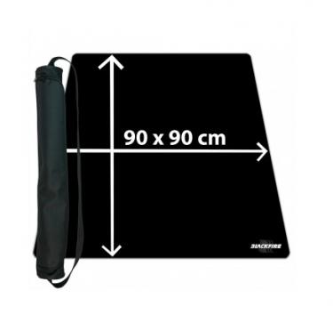 Игровое поле Blackfire Ultrafine Playmat - Black 90x90cm with carrybag