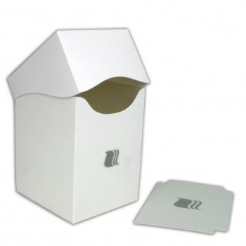 Пластиковая коробочка Blackfire вертикальная - Белая (100+ карт)