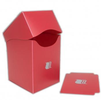 Пластиковая коробочка Blackfire вертикальная - Красная (100+ карт)