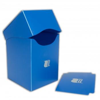 Пластиковая коробочка Blackfire вертикальная - Синяя (100+ карт)
