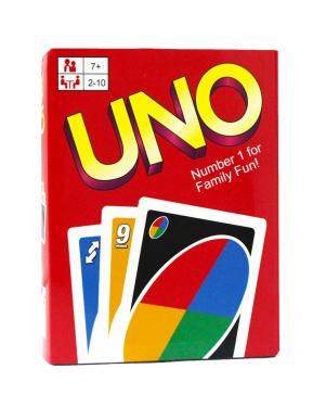 Карты для настольной игры UNO (пластик, в боксе)
