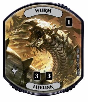 Ultra Pro - Relic Tokens: Lineage Collection - Wurm (Lifelink)