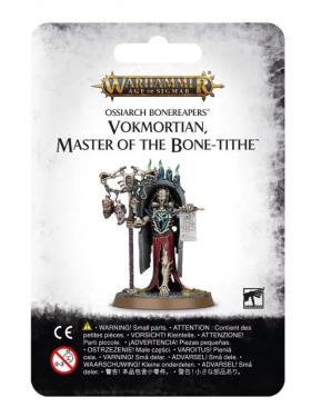 Warhammer Age of Sigmar: Ossiarch Bonereapers Vokmortian Master of the Bone-Tithe