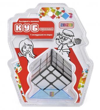 Игрушка головоломка ZOIZOI (Куб) 3*3 зеркальный, цвет серебро