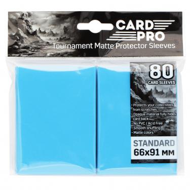 Протекторы Card-Pro для ККИ - Синие (80 шт.) 66x91 мм