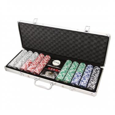 Фабрика Покера: Набор из 500 фишек для покера с номиналом