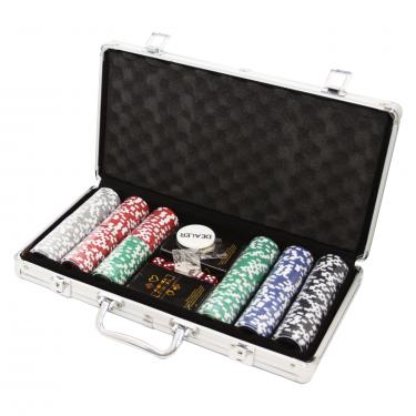 Фабрика Покера: Набор из 300 премиальных фишек для покера с номиналом (Premium)