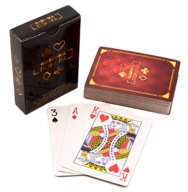 Карты для покера Фабрика Покера (картон 300 г / см 2)