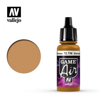 Краска Vallejo серии Game Air - Glorious Gold 72756 (17 мл)